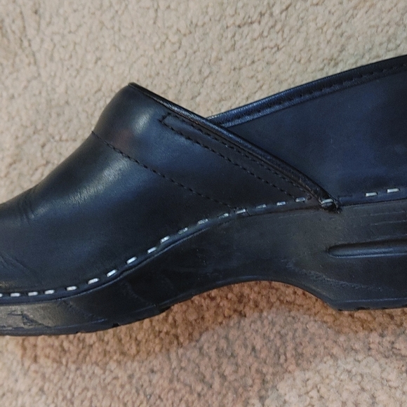 Dansko Black EU 41 professional oiled leather clogs Womens - Picture 6 of 15